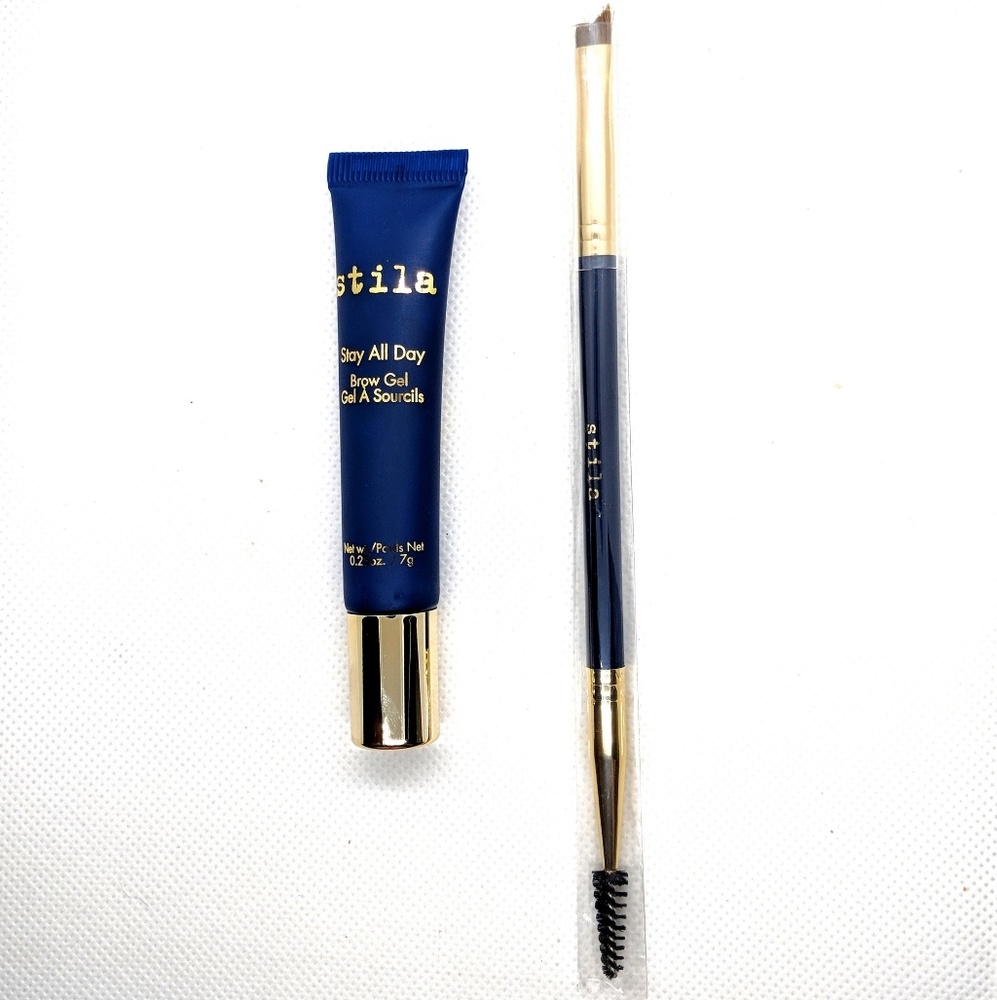 Stila Brow Gel & Brush Set - Dark Brown